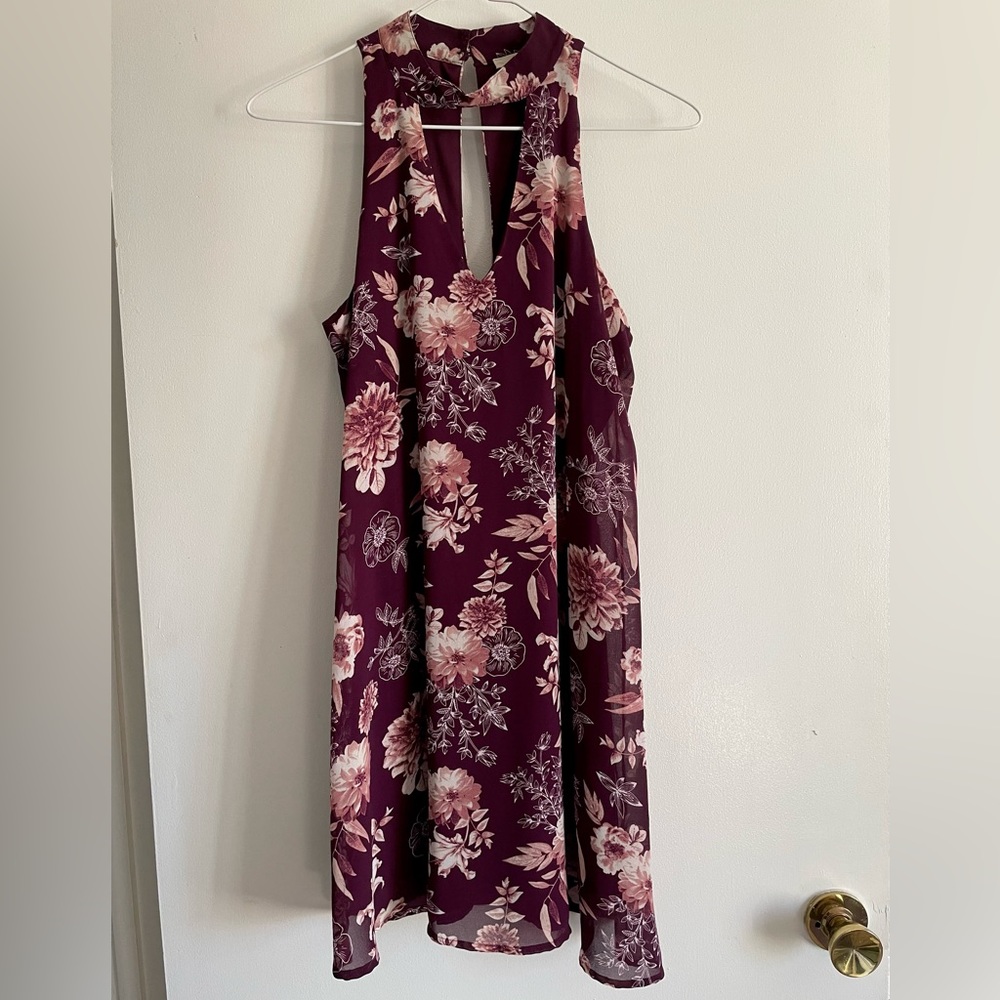 Francesca’s Floral Swing Dress